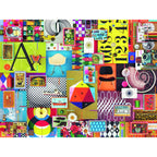 PUZZLE EAMES HOUSE OF CARDS, 1500 PIESE - RAVENSBURGER (RVSPA16951) - Libelula Vesela - Jucarii