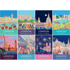PUZZLE LONDRA VINTAGE, 1000 PIESE - RAVENSBURGER (RVSPA16960) - Libelula Vesela - Jucarii
