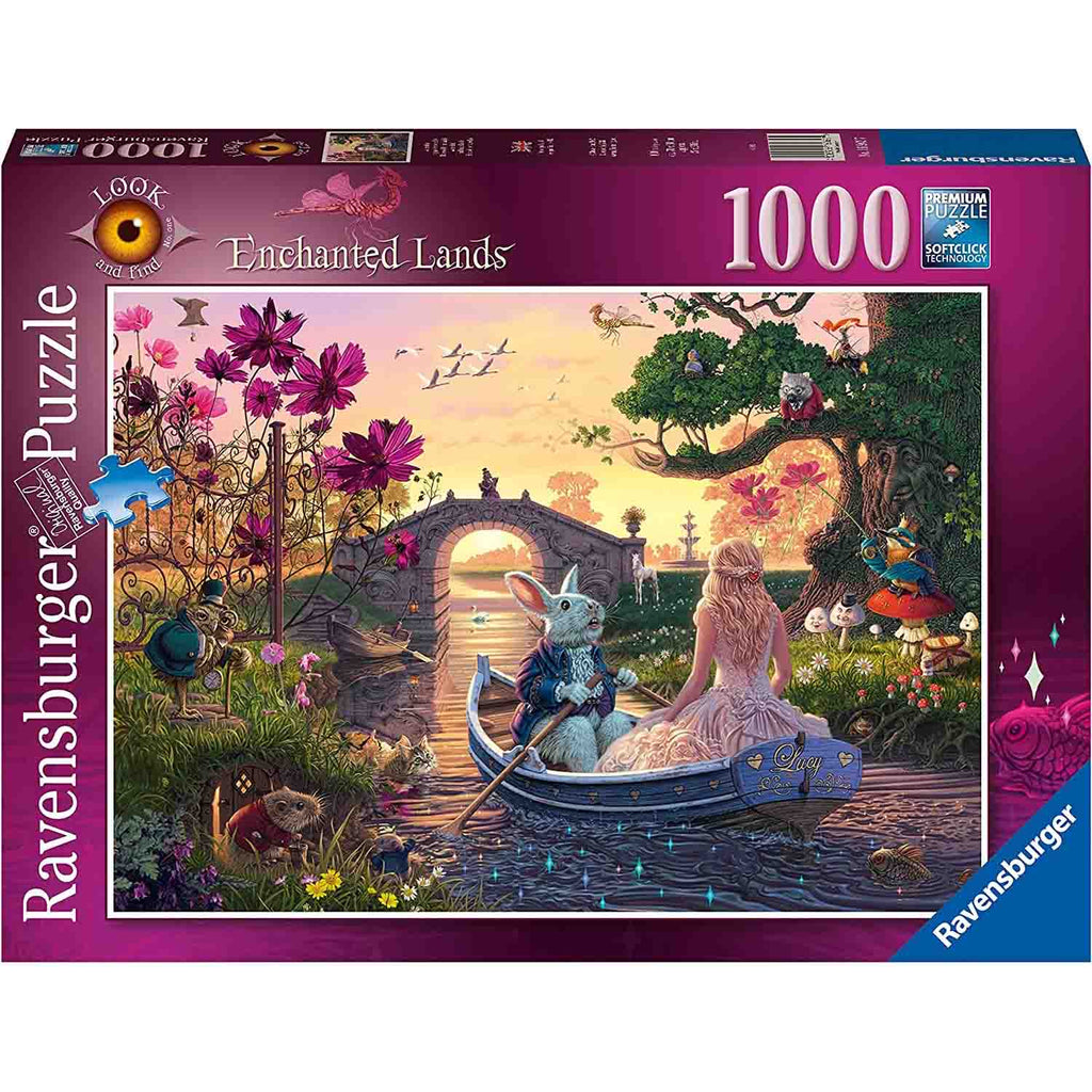 PUZZLE TARAMUL FANTEZIEI, 1000 PIESE - RAVENSBURGER (RVSPA16962) - Libelula Vesela - Jucarii