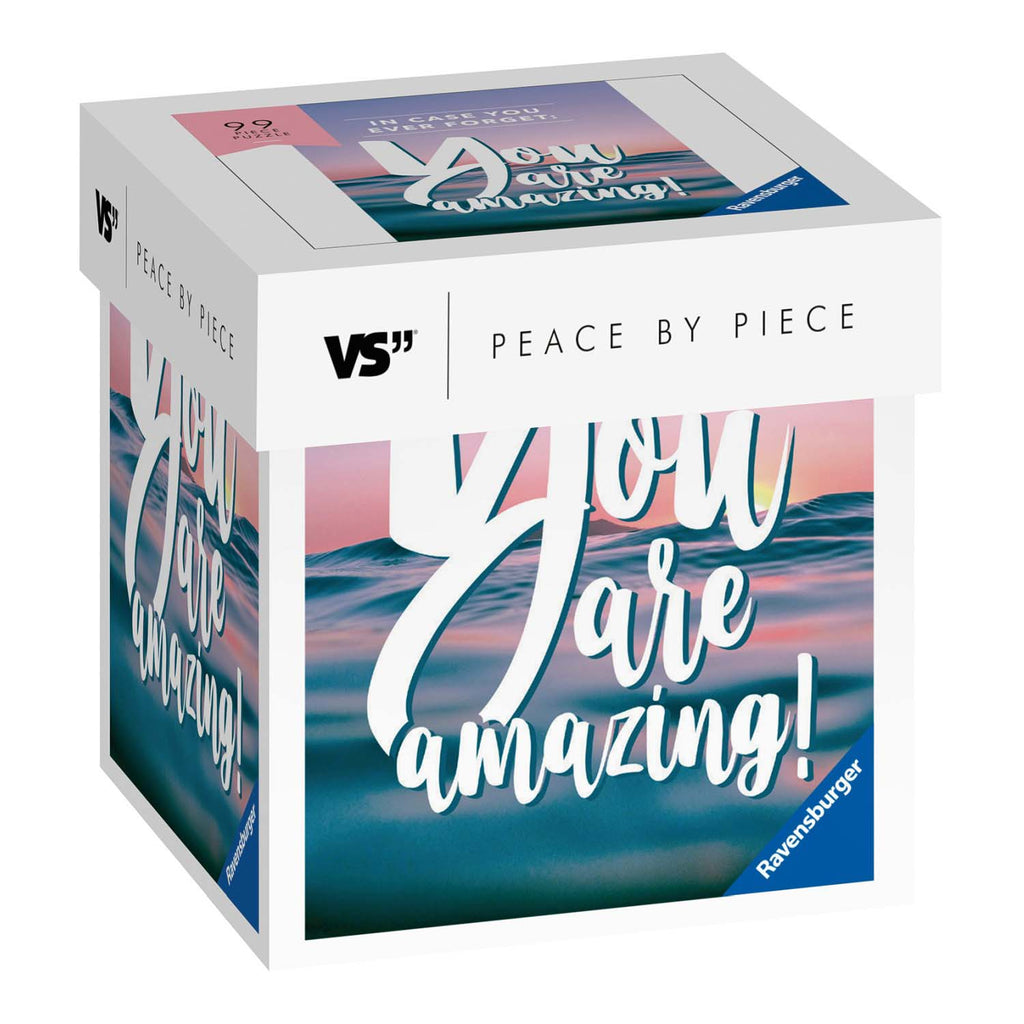 PUZZLE YOU ARE AMAZING, 99 PIESE - RAVENSBURGER (RVSPA16966) - Libelula Vesela - Jucarii
