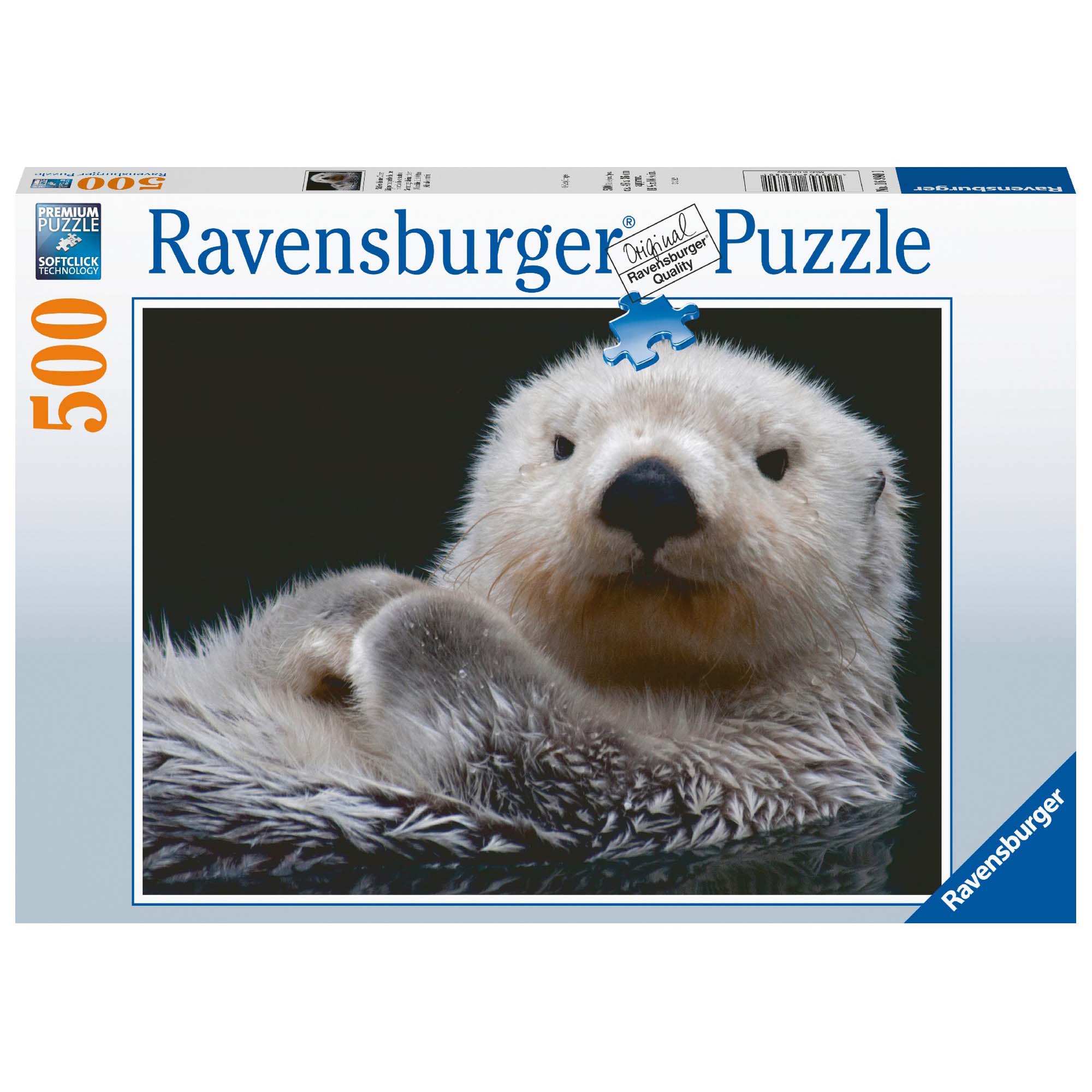 PUZZLE VIDRA, 500 PIESE - RAVENSBURGER (RVSPA16980) - Libelula Vesela - Jucarii