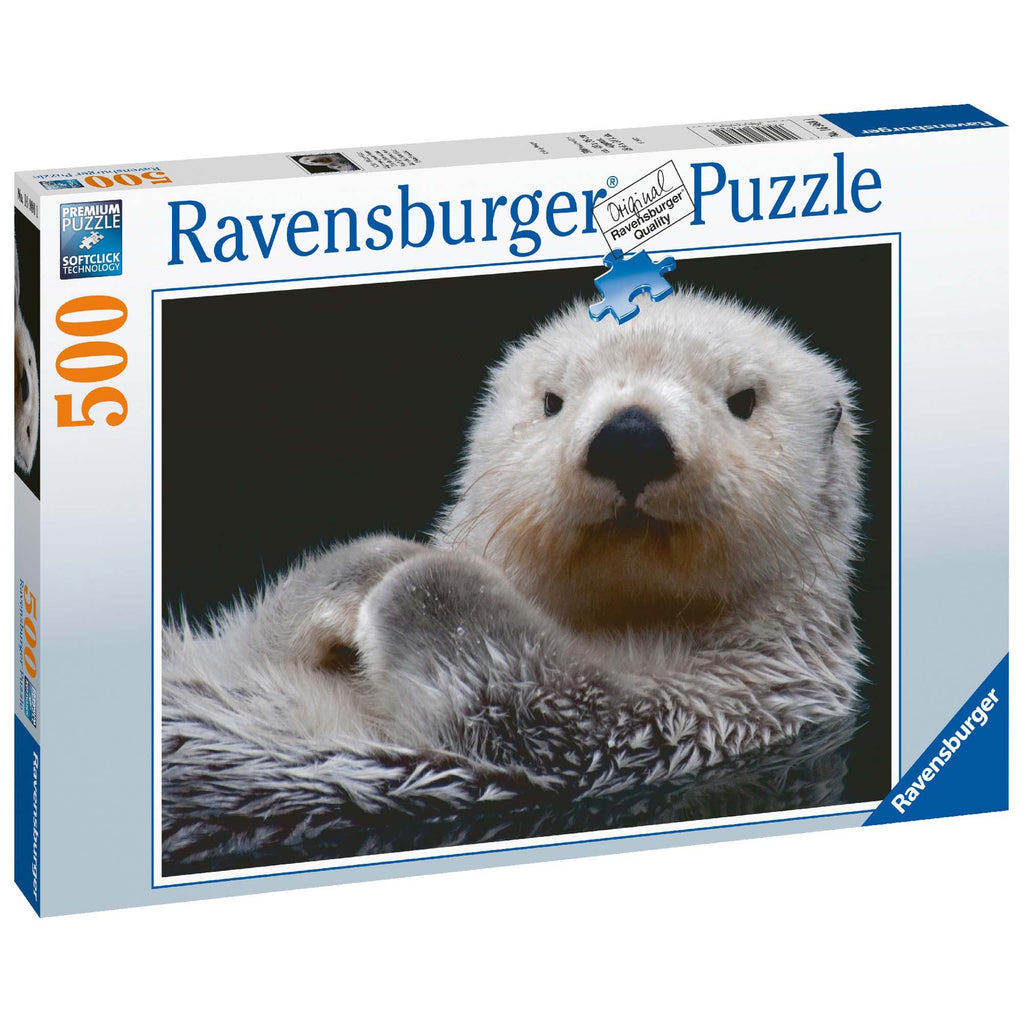 PUZZLE VIDRA, 500 PIESE - RAVENSBURGER (RVSPA16980) - Libelula Vesela - Jucarii