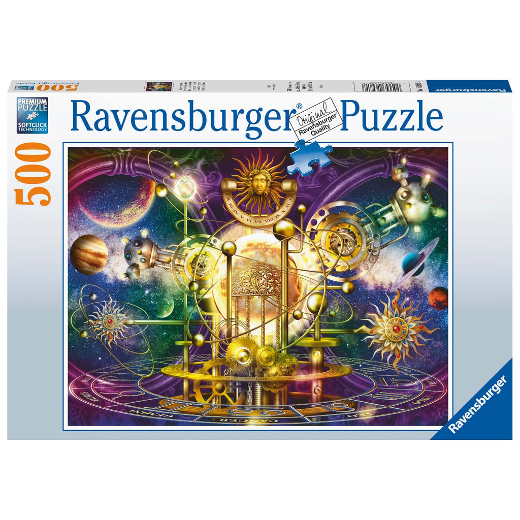 PUZZLE PLANETE, 500 PIESE - RAVENSBURGER (RVSPA16981) - Libelula Vesela - Jucarii