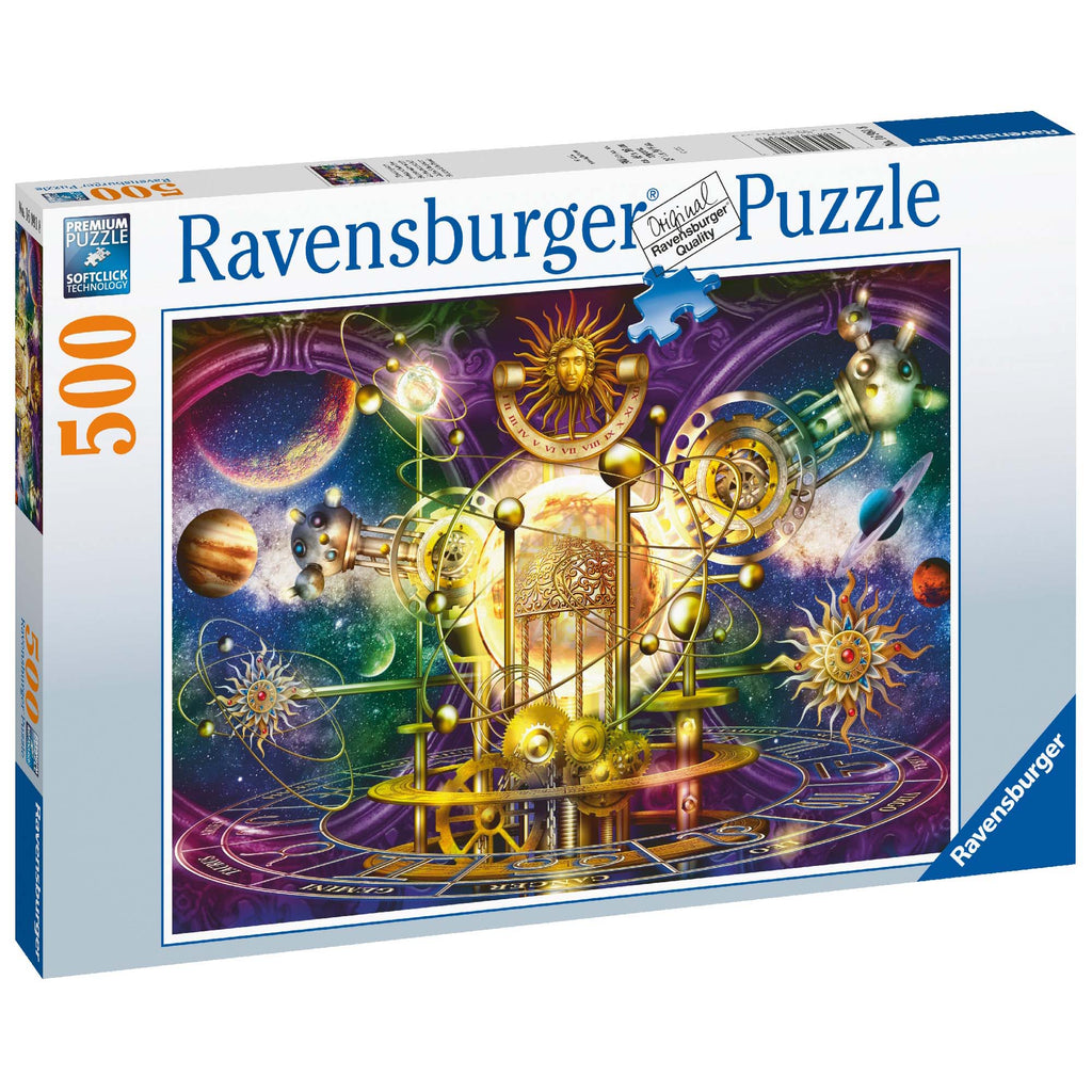 PUZZLE PLANETE, 500 PIESE - RAVENSBURGER (RVSPA16981) - Libelula Vesela - Jucarii