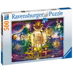 PUZZLE PLANETE, 500 PIESE - RAVENSBURGER (RVSPA16981) - Libelula Vesela - Jucarii