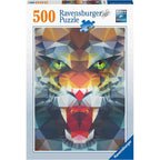 PUZZLE TIGRU POLI, 500 PIESE - RAVENSBURGER (RVSPA16984) - Libelula Vesela - Jucarii