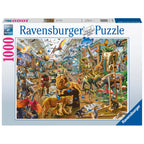 PUZZLE GALERIA ANIMALELOR, 1000 PIESE - RAVENSBURGER (RVSPA16996) - Libelula Vesela - Jucarii