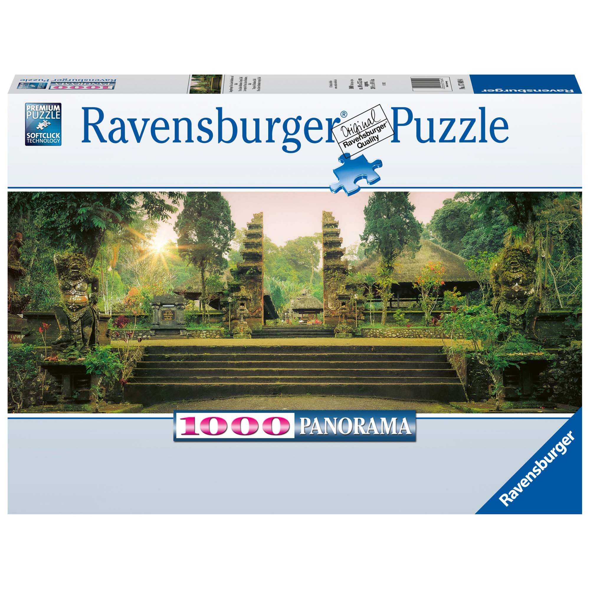 PUZZLE TEMPLUL ULUWATU, 1000 PIESE - RAVENSBURGER (RVSPA17049) - Libelula Vesela - Jucarii