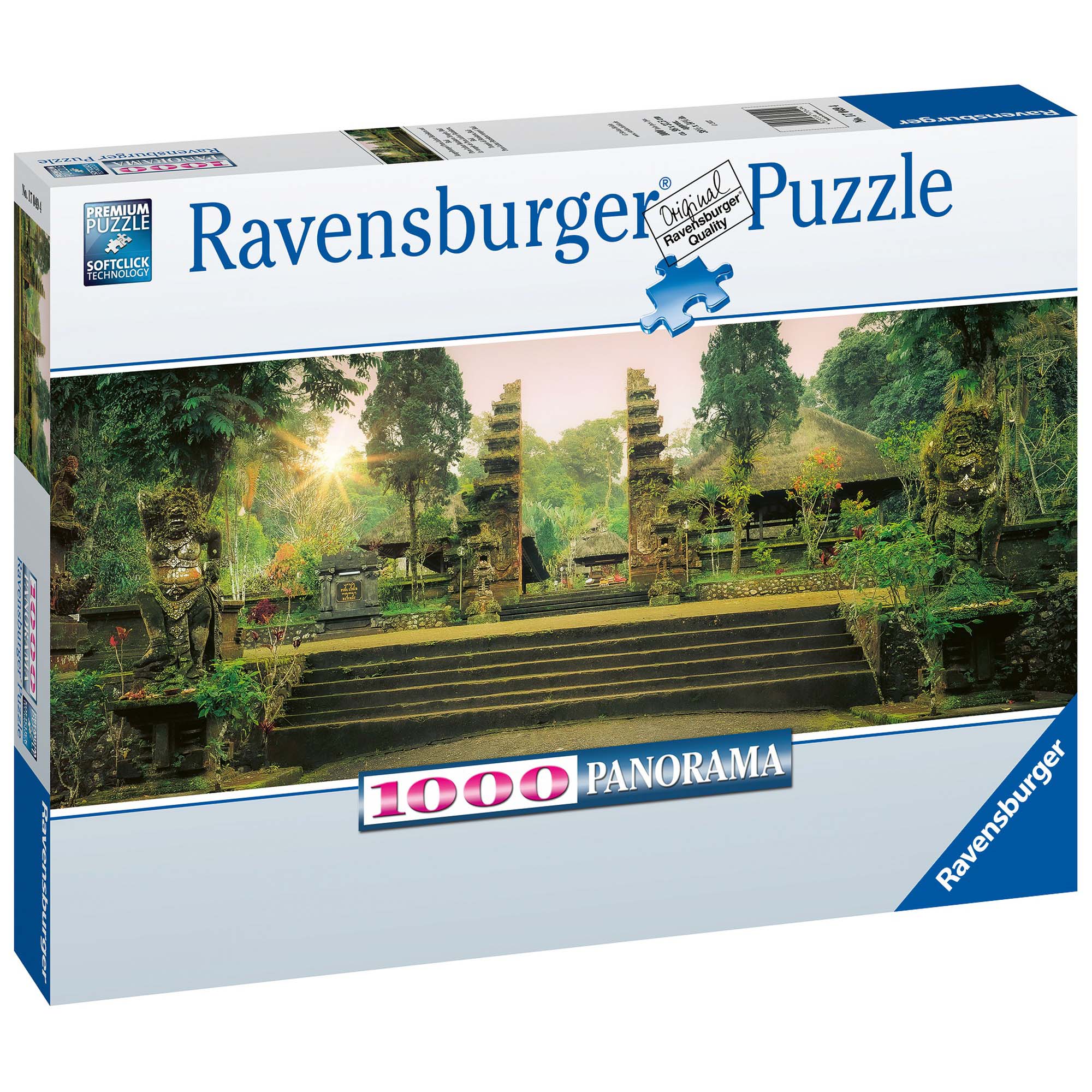 PUZZLE TEMPLUL ULUWATU, 1000 PIESE - RAVENSBURGER (RVSPA17049) - Libelula Vesela - Jucarii