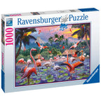 PUZZLE FLAMINGO, 1000 PIESE - RAVENSBURGER (RVSPA17082) - Libelula Vesela - Jucarii
