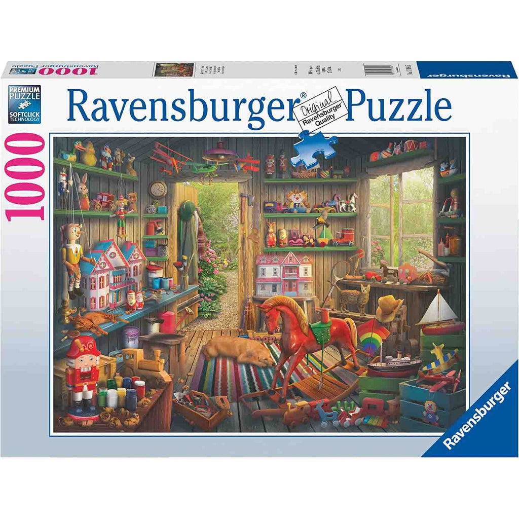 PUZZLE INCAPERE CU JUCARII, 1000 PIESE - RAVENSBURGER (RVSPA17084) - Libelula Vesela - Jucarii