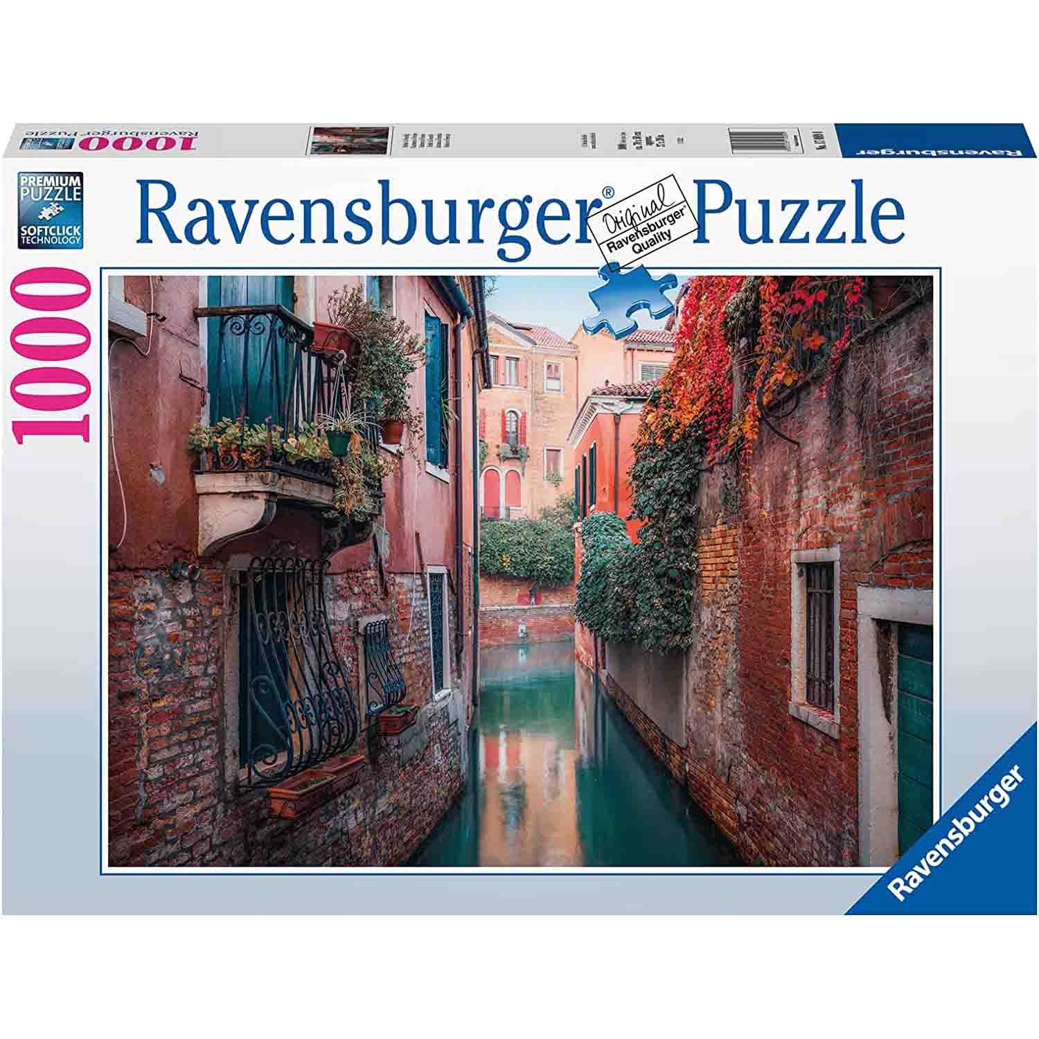 PUZZLE TOAMNA IN VENETIA, 1000 PIESE - RAVENSBURGER (RVSPA17089) - Libelula Vesela - Jucarii
