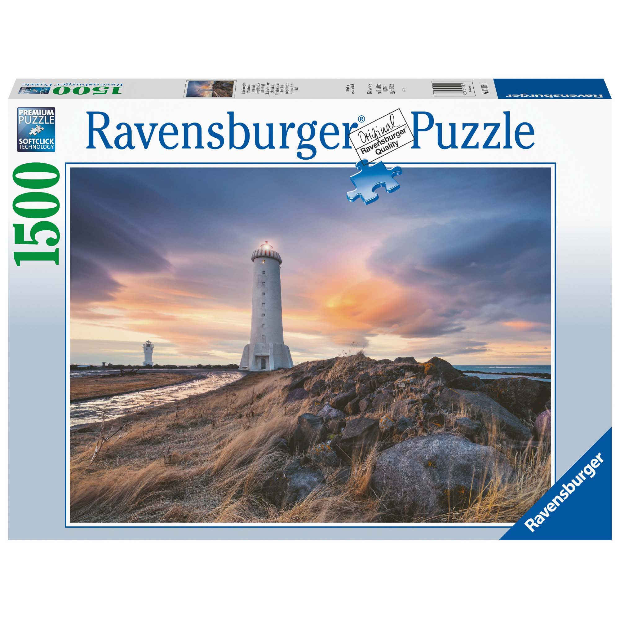 PUZZLE FAR, 1500 PIESE - RAVENSBURGER (RVSPA17106) - Libelula Vesela - Jucarii