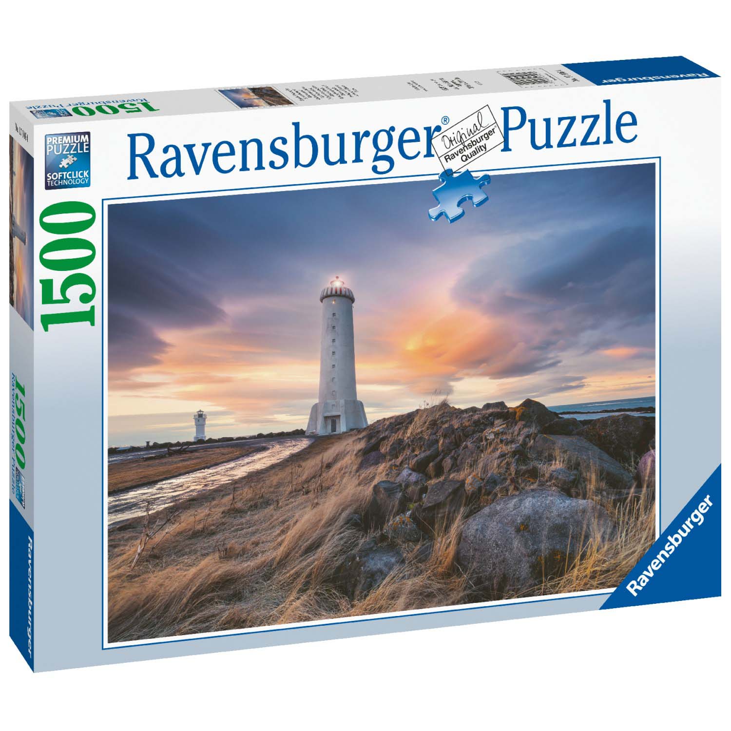 PUZZLE FAR, 1500 PIESE - RAVENSBURGER (RVSPA17106) - Libelula Vesela - Jucarii