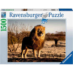 PUZZLE LEU REGELE ANIMALELOR, 1500 PIESE - RAVENSBURGER (RVSPA17107) - Libelula Vesela - Jucarii