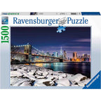 PUZZLE IARNA IN NEW YORK, 1500 PIESE - RAVENSBURGER (RVSPA17108) - Libelula Vesela - Jucarii