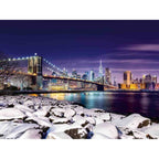 PUZZLE IARNA IN NEW YORK, 1500 PIESE - RAVENSBURGER (RVSPA17108) - Libelula Vesela - Jucarii