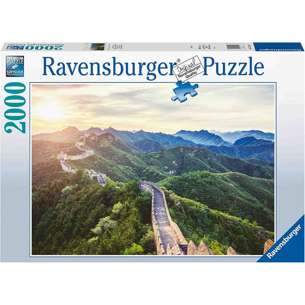 PUZZLE MARELE ZID CHINEZESC, 2000 PIESE - RAVENSBURGER (RVSPA17114) - Libelula Vesela - Jucarii