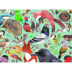 PUZZLE VIZITATORII GRADINEI, 500 PIESE - RAVENSBURGER (RVSPA17137) - Libelula Vesela - Jucarii