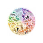 PUZZLE CERC ANIMALE, 500 PIESE - RAVENSBURGER (RVSPA17172) - Libelula Vesela - Jucarii