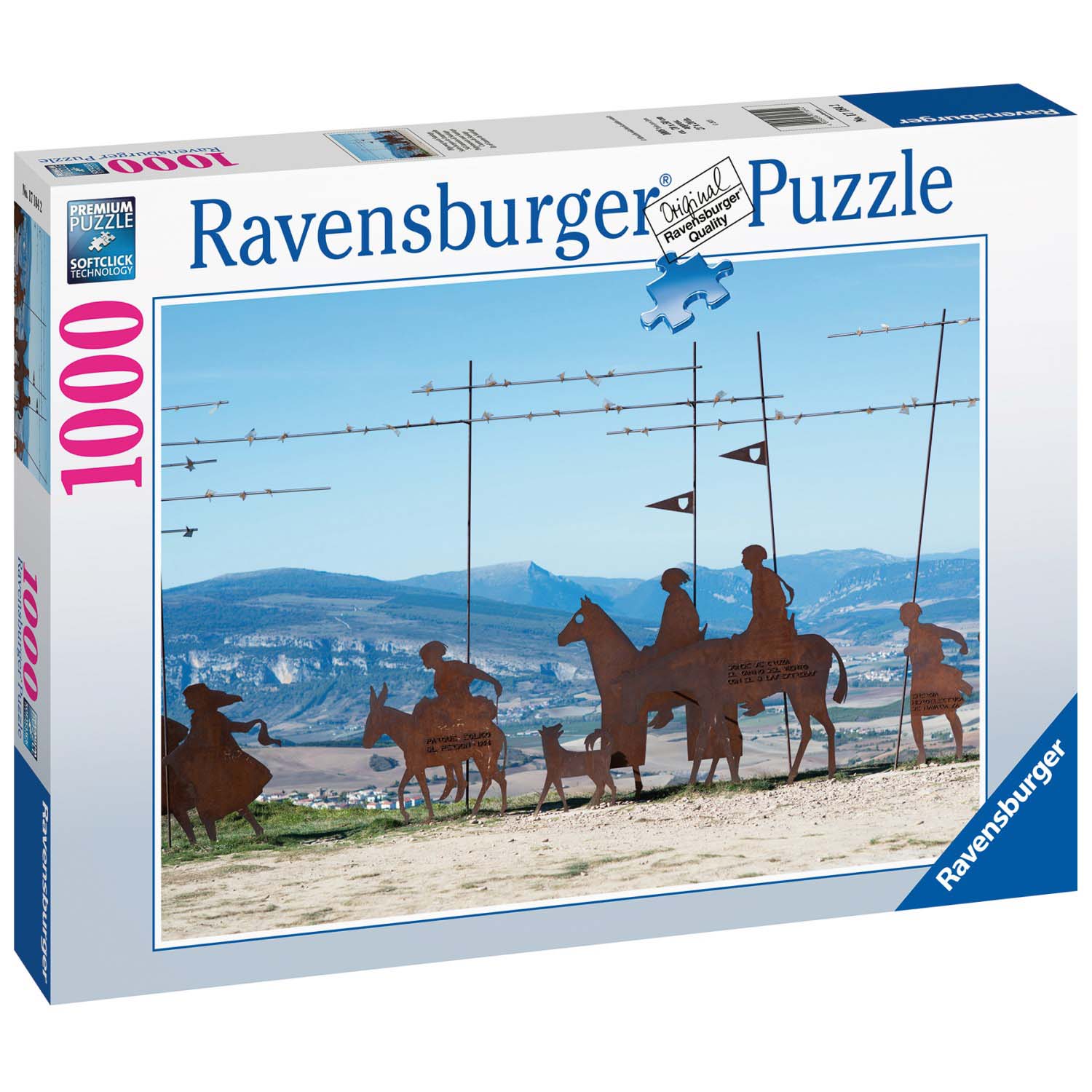 PUZZLE DRUMUL SFANTULUI IACOB, 1000 PIESE - RAVENSBURGER (RVSPA17184) - Libelula Vesela - Jucarii
