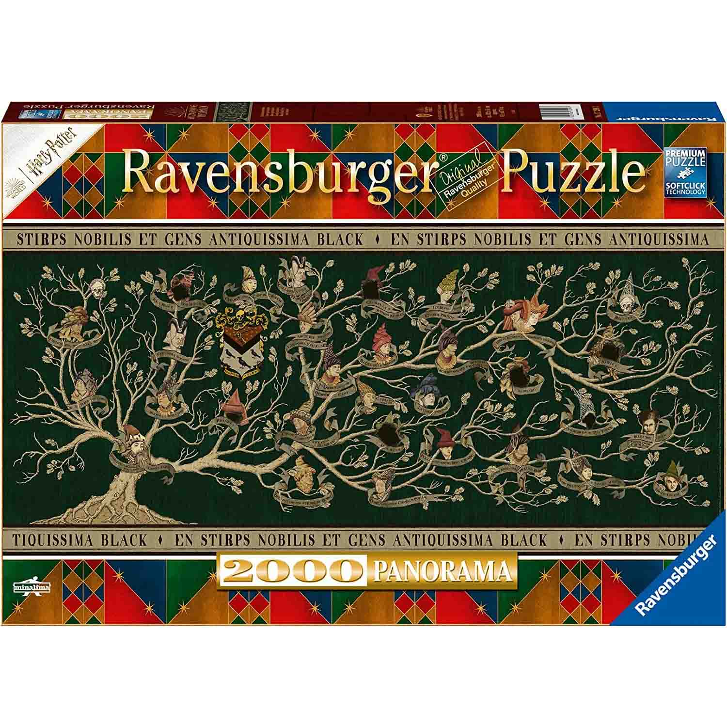 PUZZLE HARRY POTTER COPACUL FAMILIEI, 2000 PIESE - RAVENSBURGER (RVSPA17299) - Libelula Vesela - Jucarii