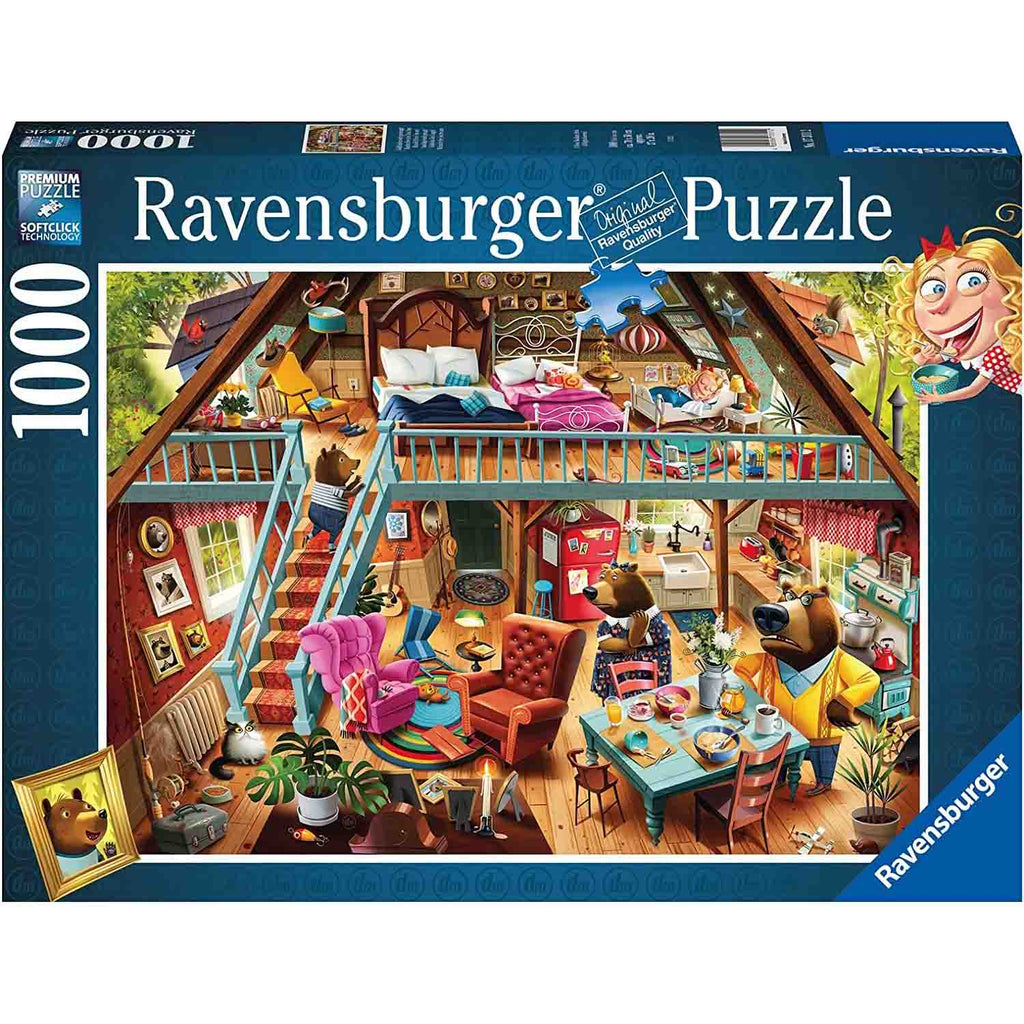 PUZZLE GOLDILOCKS, 1000 PIESE - RAVENSBURGER (RVSPA17311) - Libelula Vesela - Jucarii