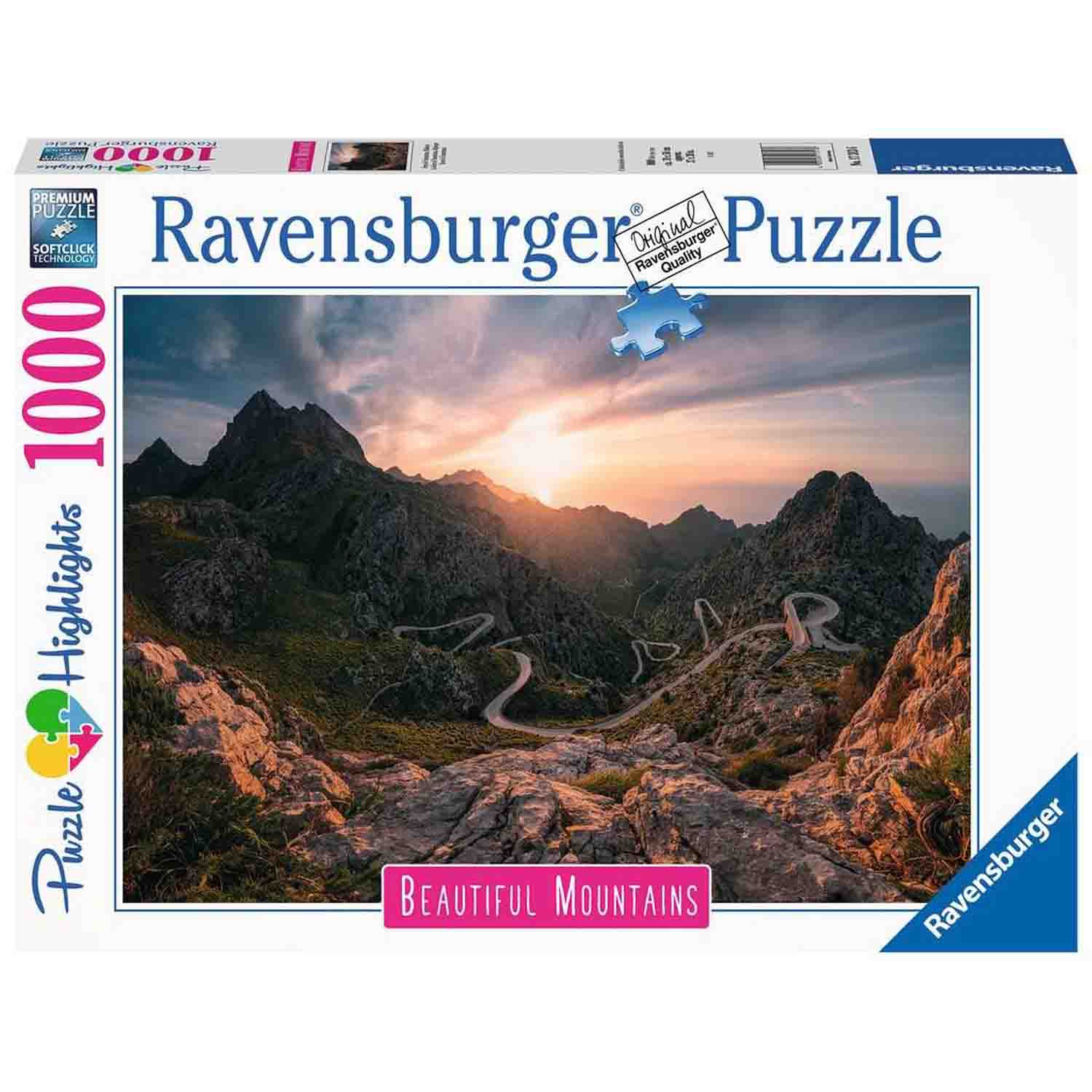 PUZZLE SERRA DE TRAMUNTANA, 1000 PIESE - RAVENSBURGER (RVSPA17313) - Libelula Vesela - Jucarii