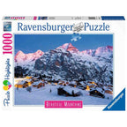 PUZZLE BERNER MÜRREN, 1000 PIESE - RAVENSBURGER (RVSPA17316) - Libelula Vesela - Jucarii