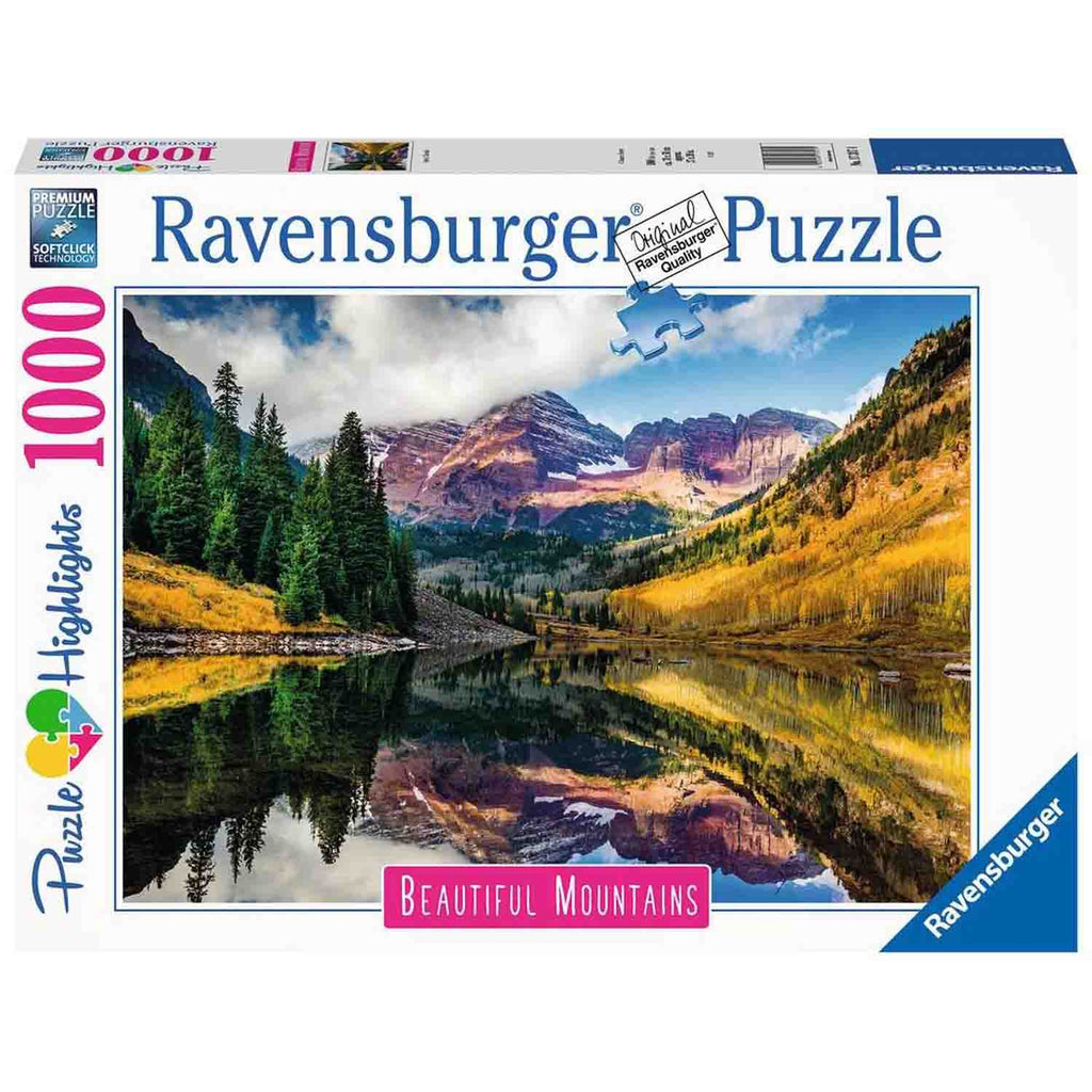 PUZZLE ASPEN COLORADO, 1000 PIESE - RAVENSBURGER (RVSPA17317) - Libelula Vesela - Jucarii