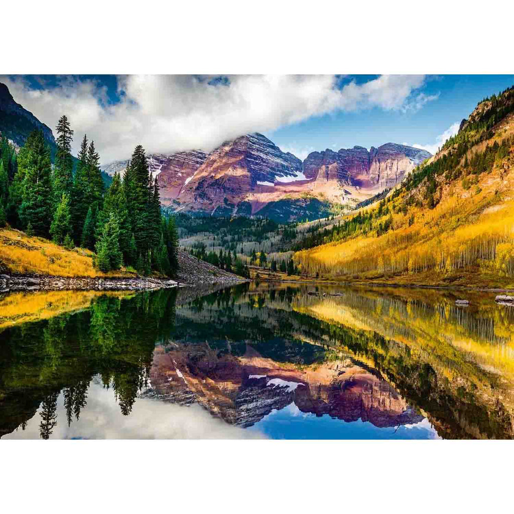 PUZZLE ASPEN COLORADO, 1000 PIESE - RAVENSBURGER (RVSPA17317) - Libelula Vesela - Jucarii