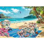 PUZZLE COLECTIONARUL DE SCOICI, 1000 PIESE - RAVENSBURGER (RVSPA17321) - Libelula Vesela - Jucarii