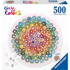 PUZZLE CERC GOGOSI AMERICANE, 500 PIESE - RAVENSBURGER (RVSPA17346) - Libelula Vesela - Jucarii