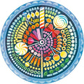 PUZZLE CERC BOMBOANE, 500 PIESE - RAVENSBURGER (RVSPA17350) - Libelula Vesela - Jucarii