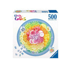 PUZZLE CERC BOL CU FRUCTE SI LEGUME, 500 PIESE - RAVENSBURGER (RVSPA17351) - Libelula Vesela - Jucarii