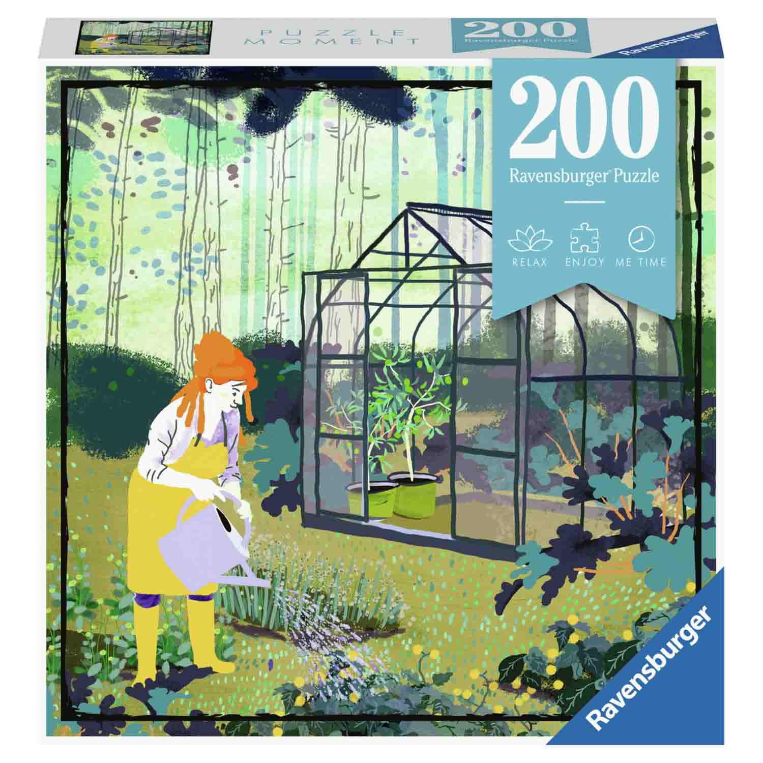 PUZZLE GRADINA PROPRIE, 200 PIESE - RAVENSBURGER (RVSPA17370) - Libelula Vesela - Jucarii