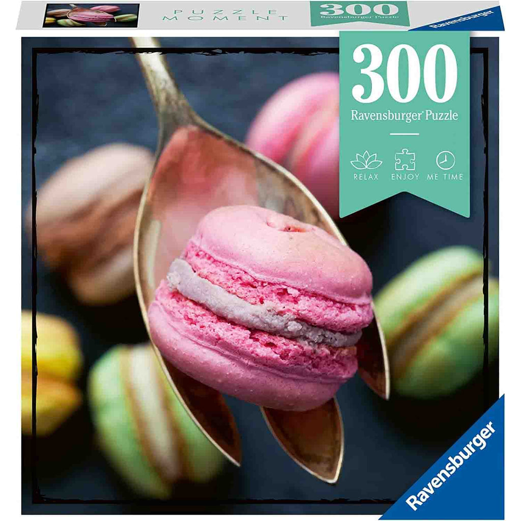 PUZZLE MACARONS, 300 PIESE - RAVENSBURGER (RVSPA17374) - Libelula Vesela - Jucarii