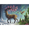 PUZZLE CERB IN PADURE, 1000 PIESE - RAVENSBURGER (RVSPA17385) - Libelula Vesela - Jucarii