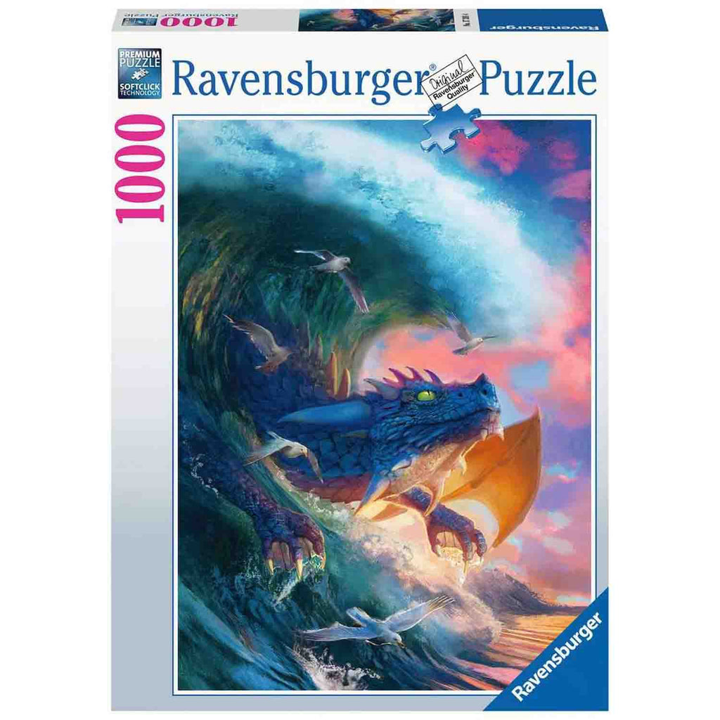 PUZZLE CURSA DRAGONULUI, 1000 PIESE - RAVENSBURGER (RVSPA17391) - Libelula Vesela - Jucarii