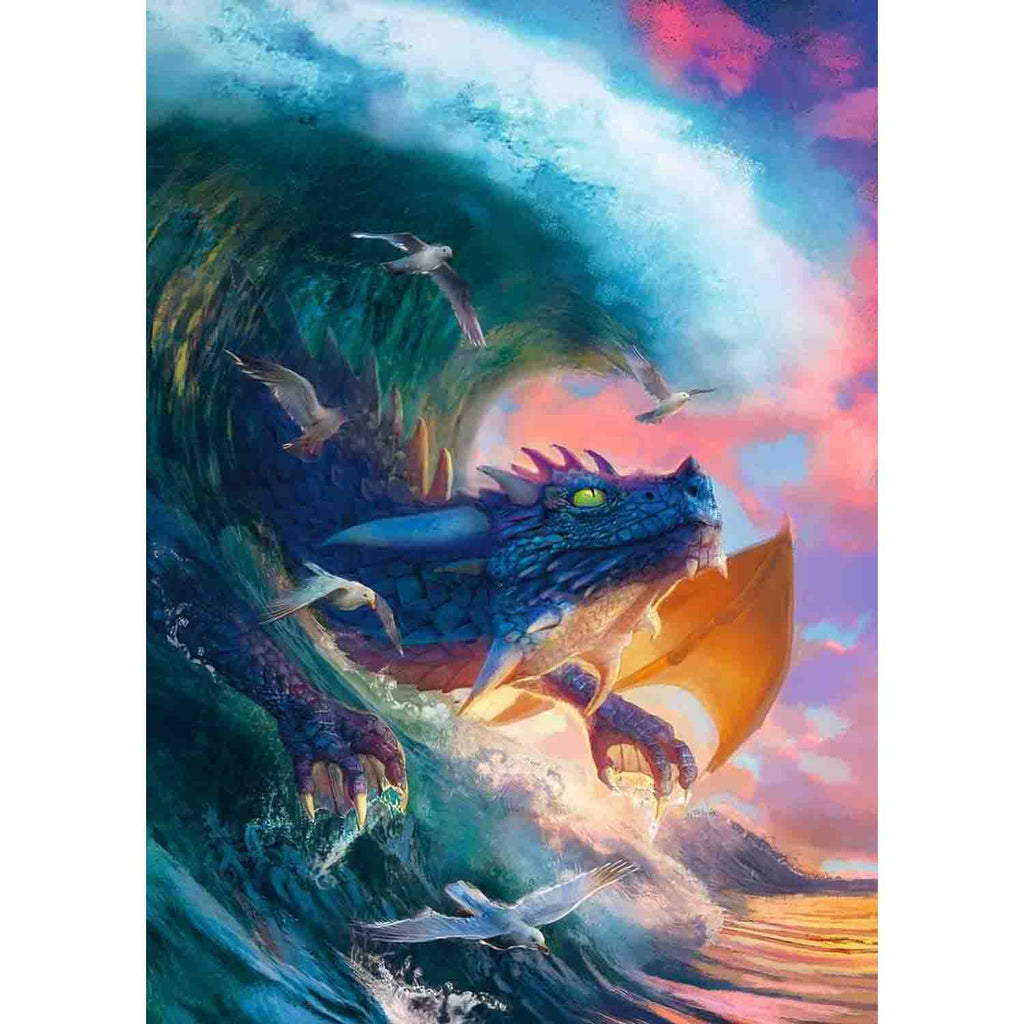 PUZZLE CURSA DRAGONULUI, 1000 PIESE - RAVENSBURGER (RVSPA17391) - Libelula Vesela - Jucarii