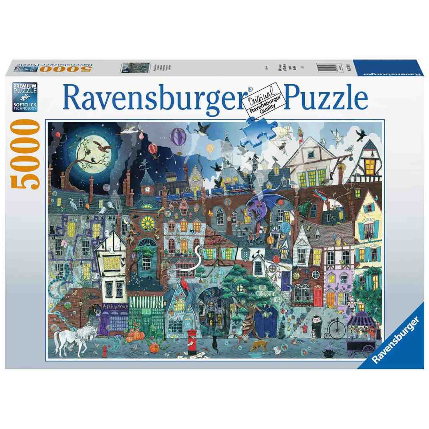 PUZZLE STRADA VICTORIANA, 5000 PIESE - RAVENSBURGER (RVSPA17399) - Libelula Vesela - Jucarii