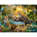PUZZLE ANIMALE IN SAVANA, 1500 PIESE - RAVENSBURGER (RVSPA17435) - Libelula Vesela - Jucarii