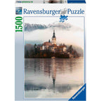 PUZZLE BLED SLOVENIA, 1500 PIESE - RAVENSBURGER (RVSPA17437) - Libelula Vesela - Jucarii