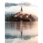 PUZZLE BLED SLOVENIA, 1500 PIESE - RAVENSBURGER (RVSPA17437) - Libelula Vesela - Jucarii