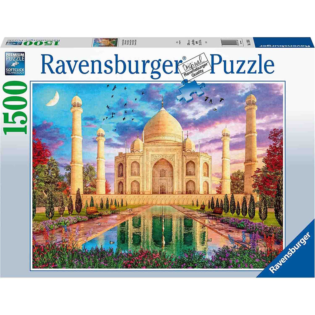 PUZZLE TAJ MAHAL, 1500 PIESE - RAVENSBURGER (RVSPA17438) - Libelula Vesela - Jucarii