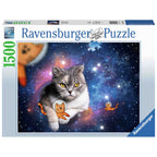 PUZZLE PISICUTE IN SPATIU, 1500 PIESE - RAVENSBURGER (RVSPA17439) - Libelula Vesela - Jucarii
