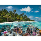 PUZZLE MALDIVE, 2000 PIESE - RAVENSBURGER (RVSPA17441) - Libelula Vesela - Jucarii