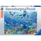 PUZZLE LUMEA SUBACVATICA COLORATA, 3000 PIESE - RAVENSBURGER (RVSPA17444) - Libelula Vesela - Jucarii