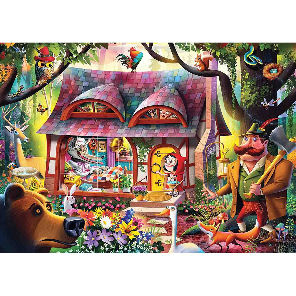 PUZZLE SCUFITA ROSIE, 1000 PIESE - RAVENSBURGER (RVSPA17462) - Libelula Vesela - Jucarii