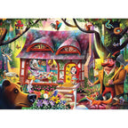 PUZZLE SCUFITA ROSIE, 1000 PIESE - RAVENSBURGER (RVSPA17462) - Libelula Vesela - Jucarii